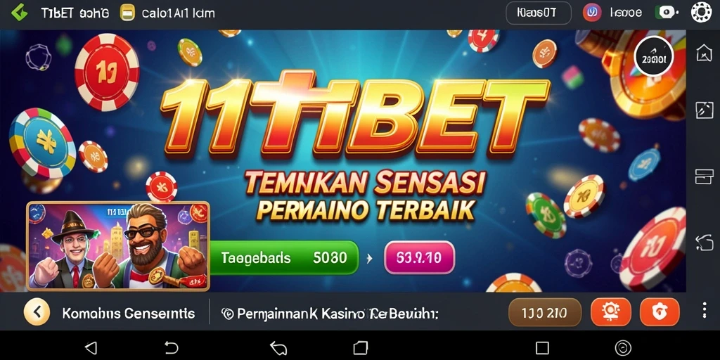 Tangkapan layar 11TBET menampilkan beragam permainan kasino yang menarik.
