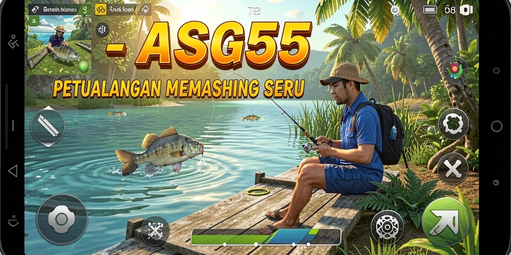 Tangkapan ikan yang memukau di ASG55 dengan grafik yang memikat.