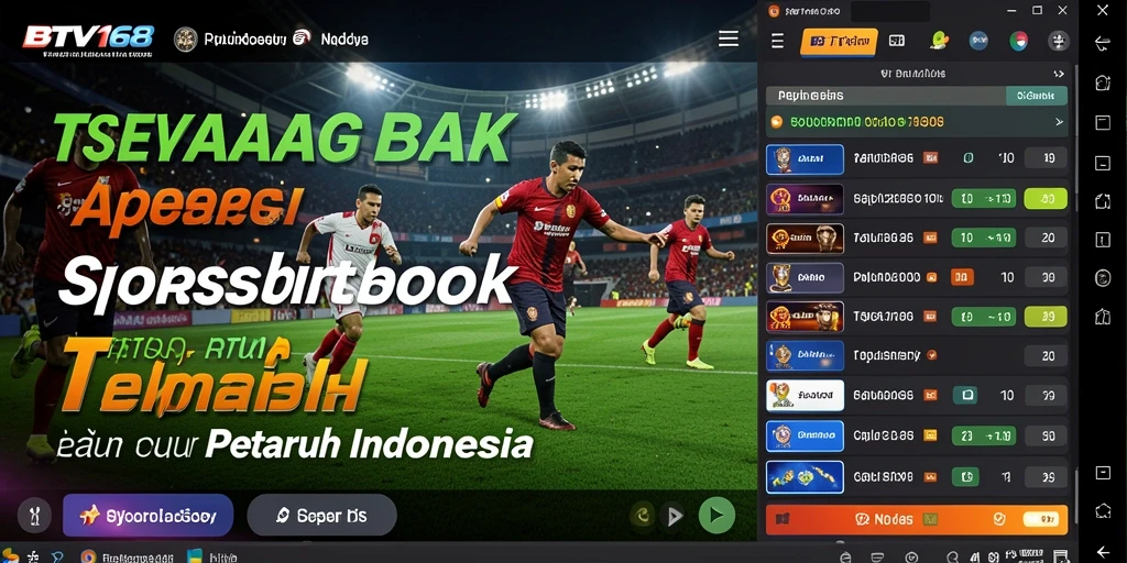 Tampilan antarmuka BTV168 yang menarik dan mudah digunakan.