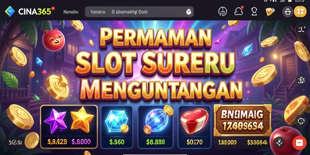 Tangkapan layar gameplay CINA365 yang menunjukkan keseruan slot.