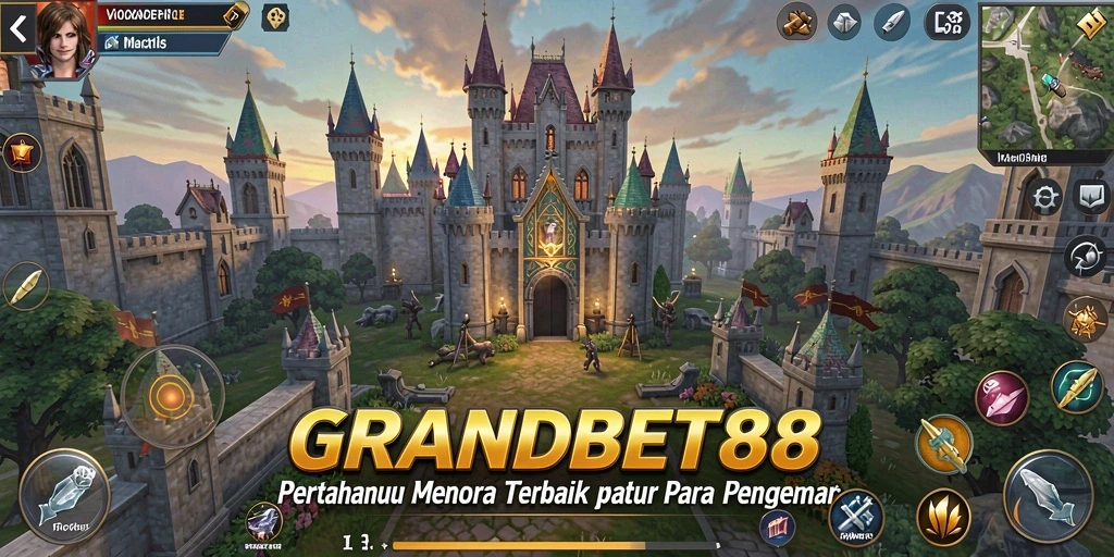 Tampilan gameplay menarik dari GRANDBET88 dalam pertahanan menara.