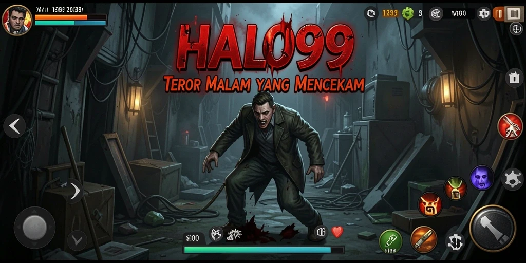 Gameplay HALO99 yang penuh ketegangan dan teror.