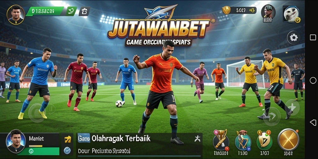Screenshot JUTAWANBET menunjukkan tampilan interface dan aksi taruhan di olahraga.
