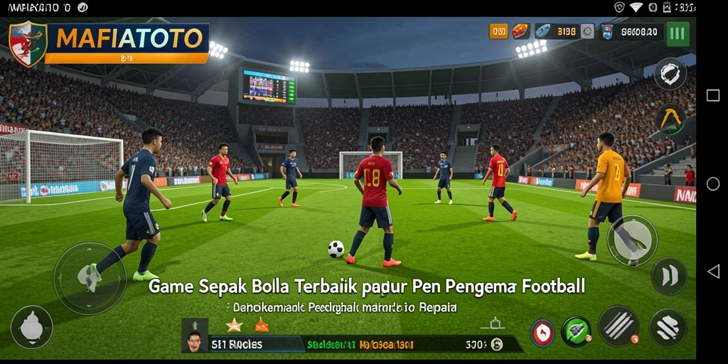 Tampilan gameplay MAFIATOTO yang mendebarkan dalam dunia sepak bola.