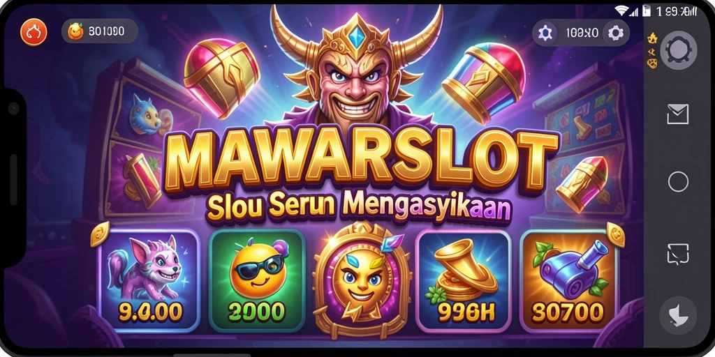 Tampilan gameplay MAWARSLOT yang mengasyikkan dan penuh warna.