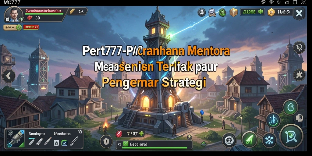 Screenshot gameplay MC777 menunjukkan aksi seru Tower Defense.