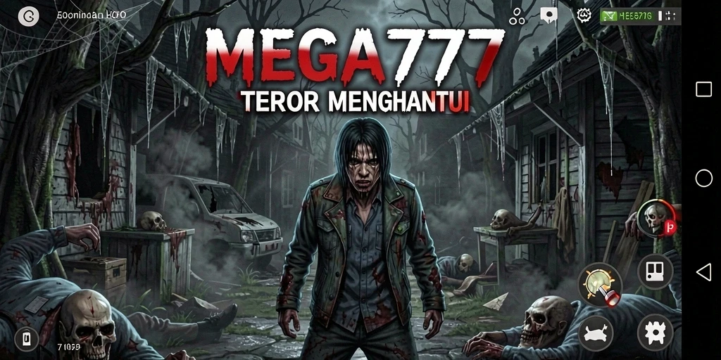 Screenshot utama MEGA777 menampilkan gameplay yang mencekam dan penuh ketegangan.