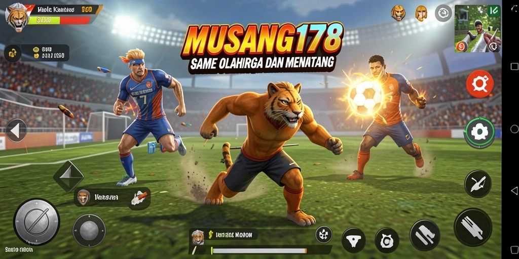 Tampilan gameplay yang seru dan mendebarkan dari MUSANG178.