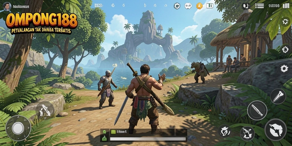 Tampilan gameplay OMPONG188 yang menakjubkan dalam dunia terbuka.