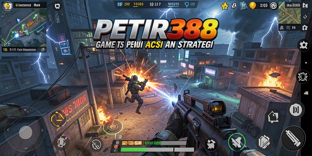 Screenshot gameplay PETIR388 dengan aksi seru dalam TPS.