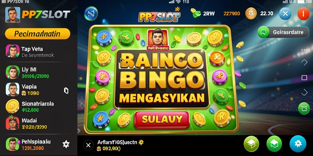 Tampilan gameplay PP7SLOT yang seru dan interaktif dalam permainan Bingo.
