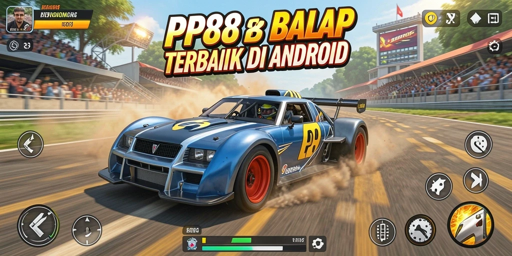 Gameplay balap yang menegangkan dalam PP88 dengan grafis tajam.